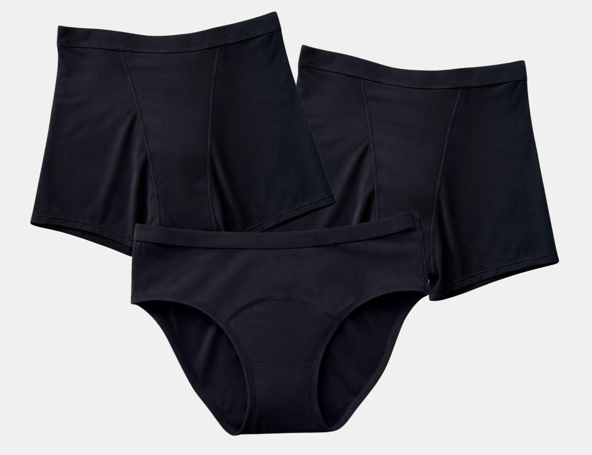 The Find Your Flow Bundle, all three fits laid flat