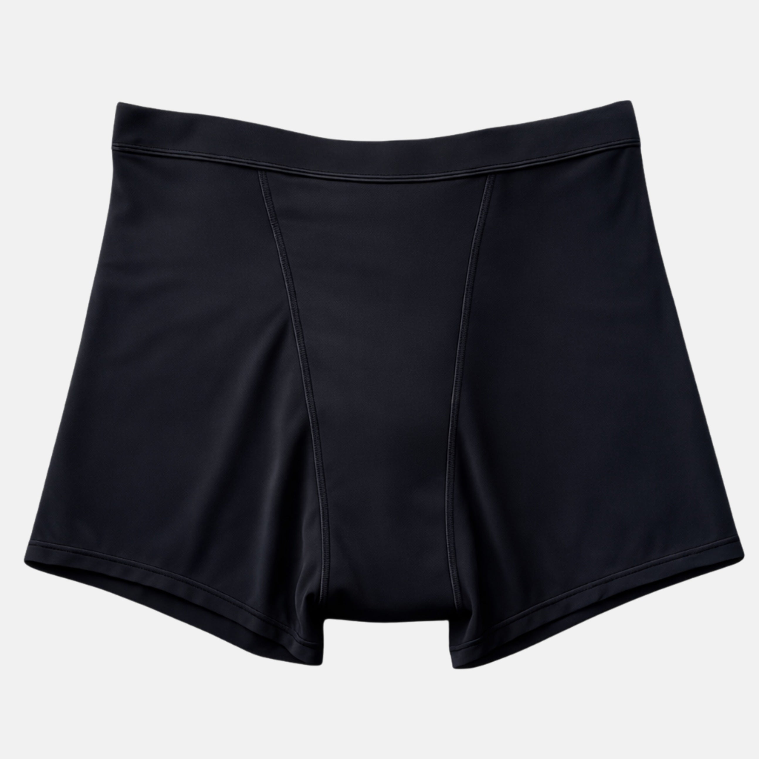 shortie period underwear black