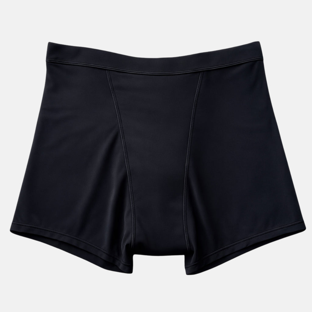 shortie period underwear black