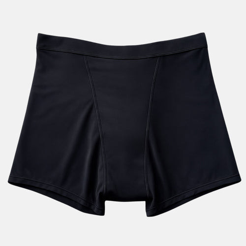 shortie period underwear black